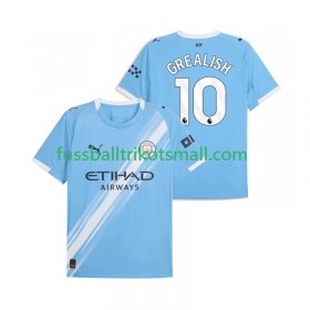 Fußballtrikots Manchester City Jack Grealish 10 2025-2026 Kurzarm Heimtrikotsatz kaufen